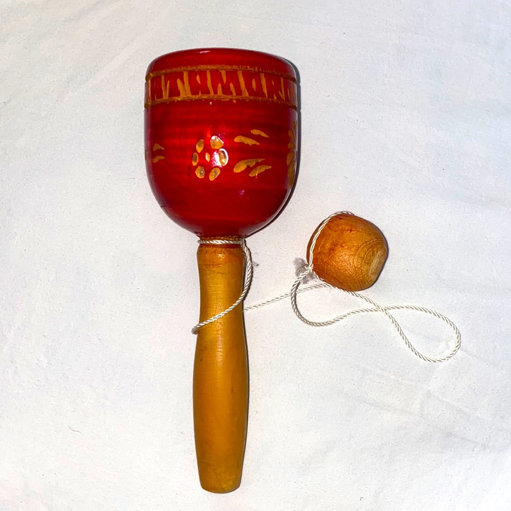 Wooden kendama game